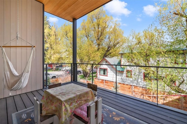 582 Laurel St, Steamboat Springs, CO 80487 - view of wooden terrace