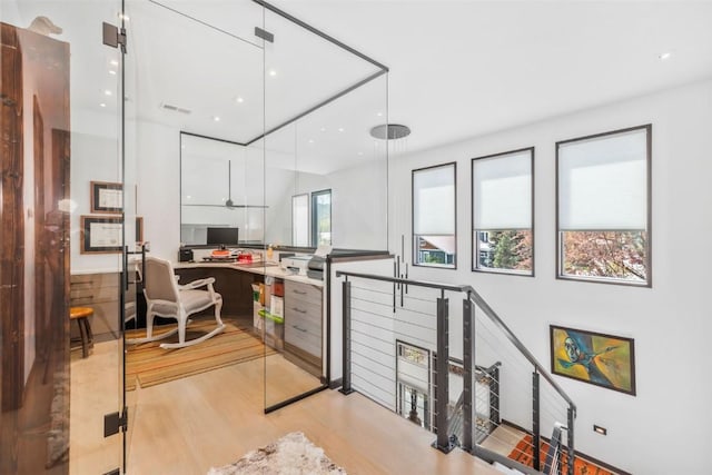 582 Laurel St, Steamboat Springs, CO 80487 - office space featuring light wood-type flooring and recessed lighting