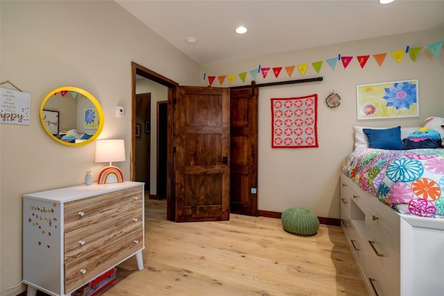 1511 Harwig Cir, Steamboat Springs, CO 80487 - bedroom with recessed lighting, baseboards, and light wood-style floors