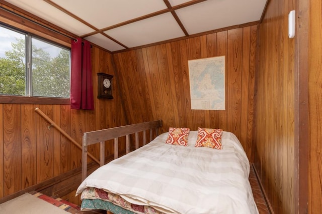 33 Sugar Loaf Ln, Jefferson, CO 80456 - bedroom with wood walls