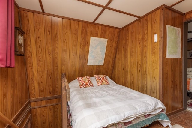 33 Sugar Loaf Ln, Jefferson, CO 80456 - bedroom featuring wooden walls