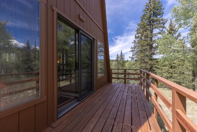 33 Sugar Loaf Ln, Jefferson, CO 80456 - view of wooden terrace