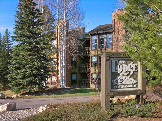 2700 Village Dr Unit C107, Steamboat Springs, CO 80487 - view of community / neighborhood sign