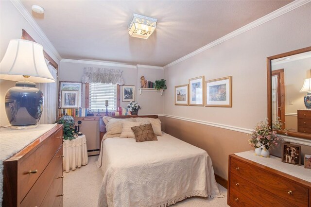 192 Johnson Rd, Silverthorne, CO 80498 - bedroom featuring crown molding and light colored carpet
