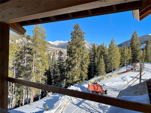 0125 Lake Ridge Cir Unit 1867, Keystone, CO 80435 - mountain view with a view of trees