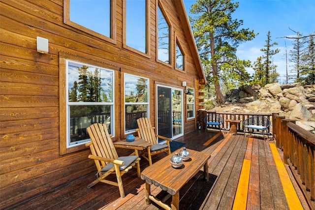 146 Atoka Dr, Como, CO 80432 - view of wooden terrace