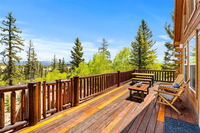 146 Atoka Dr, Como, CO 80432 - view of wooden terrace