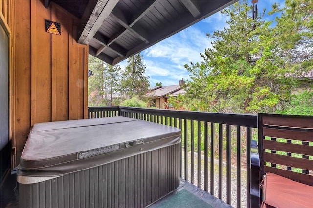 2615 Apres Ski Way Unit B1, Steamboat Springs, CO 80487 - balcony with a hot tub