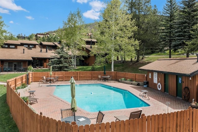 2615 Apres Ski Way Unit B1, Steamboat Springs, CO 80487 - community pool featuring a patio