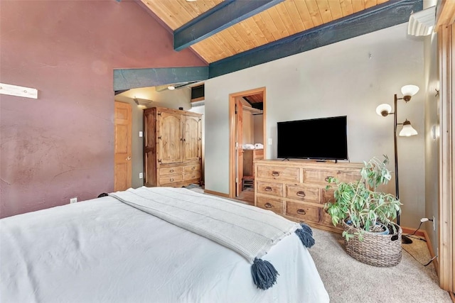 2615 Apres Ski Way Unit B1, Steamboat Springs, CO 80487 - bedroom featuring wooden ceiling and carpet floors