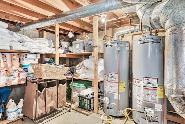 2615 Apres Ski Way Unit B1, Steamboat Springs, CO 80487 - storage area featuring gas water heater