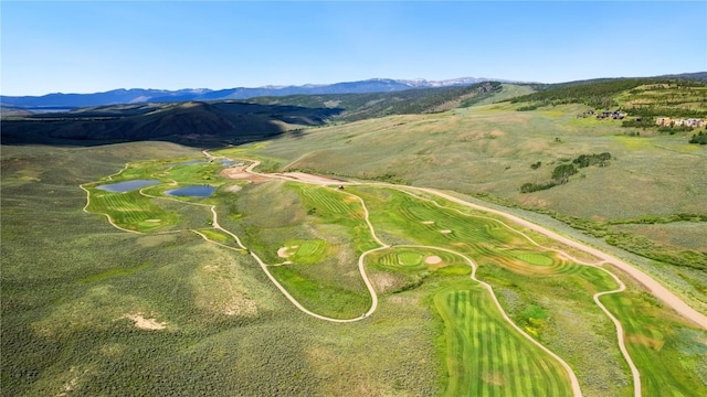 300 Base Camp Cir Unit 405, Granby, CO 80446 - aerial view of property and surrounding area with a water and mountain view and a golf club