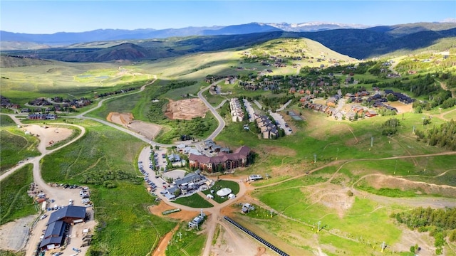 300 Base Camp Cir Unit 405, Granby, CO 80446 - aerial view of property and surrounding area with a mountain backdrop