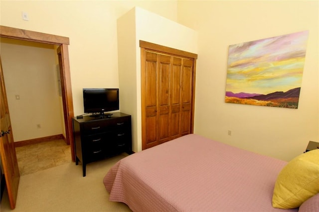 30 Union Creek Trl Bldg 2 # 201, Copper Mountain, CO 80443 - bedroom featuring light carpet and baseboards