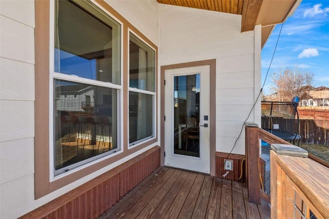 342 Lake View Rd, Hayden, CO 81639 - wooden deck with fence