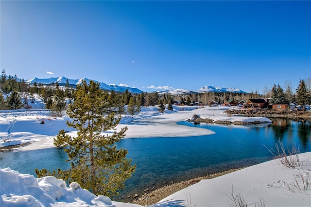 163 Pelican Cir Unit 1202, Breckenridge, CO 80424 - water view featuring a mountain backdrop