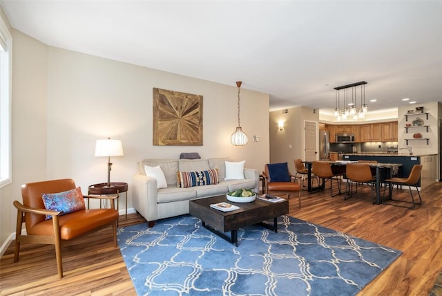 2800 Eagleridge Dr Unit C1, Steamboat Springs, CO 80487 - living area with wood finished floors