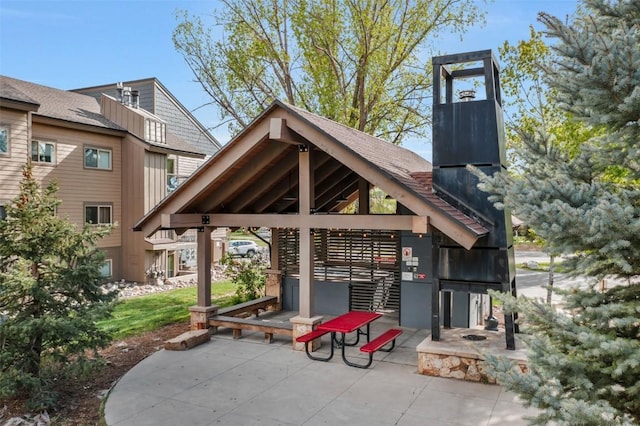 1565 Shadow Run Frontage Unit 103, Steamboat Springs, CO 80487 - view of community featuring a gazebo and a patio area