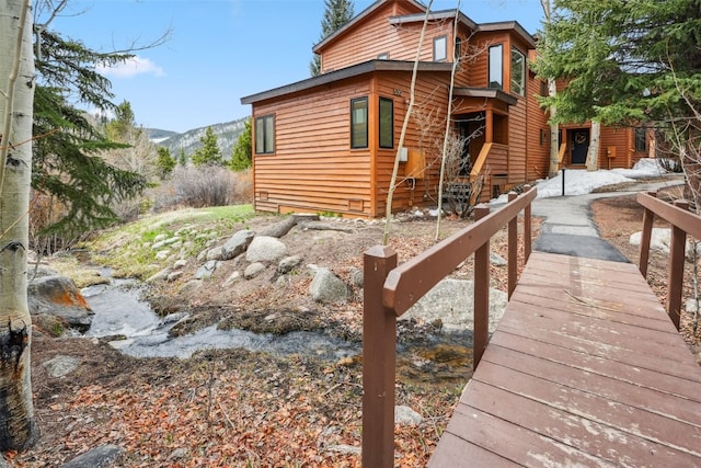 530 Tennis Club Rd Unit 1328, Keystone, CO 80435 - rear view of property with a mountain view
