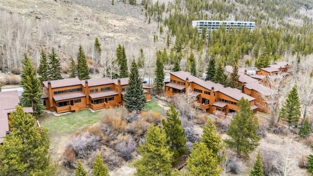530 Tennis Club Rd Unit 1328, Keystone, CO 80435 - birds eye view of property featuring a view of trees