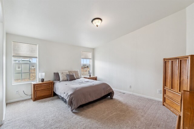 370 Stone Creek Dr, Fairplay, CO 80440 - carpeted bedroom with baseboards and visible vents