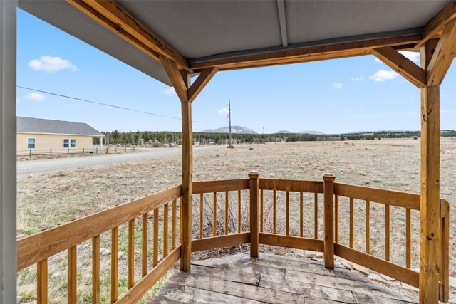 370 Stone Creek Dr, Fairplay, CO 80440 - view of wooden terrace