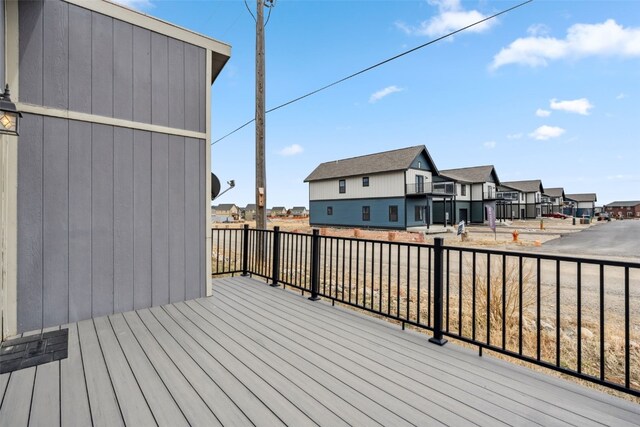 370 Stone Creek Dr, Fairplay, CO 80440 - wooden terrace featuring a residential view