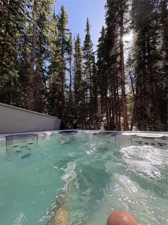 282 Sally Cir, Breckenridge, CO 80424 - view of swimming pool with a hot tub