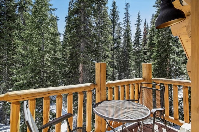 282 Sally Cir, Breckenridge, CO 80424 - view of wooden terrace