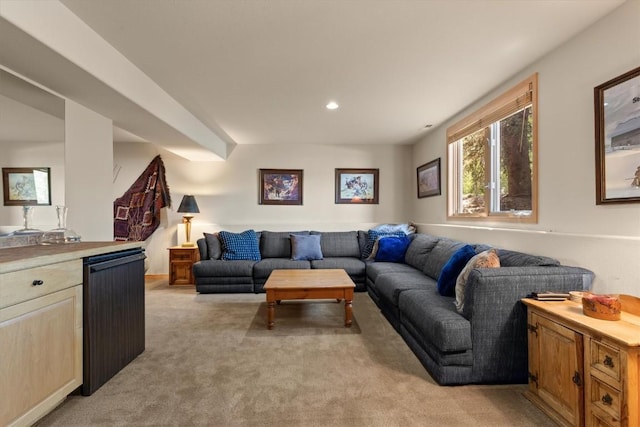 1506 Cascade Dr Unit 4, Steamboat Springs, CO 80487 - living room featuring light colored carpet and recessed lighting