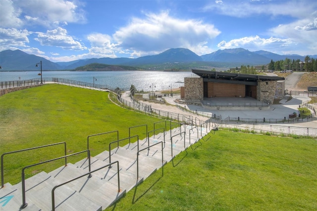 113 Lookout Ridge Dr, Dillon, CO 80435 - water view featuring a mountain backdrop
