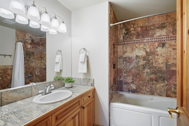 113 Lookout Ridge Dr, Dillon, CO 80435 - full bath with vanity and shower / tub combo with curtain