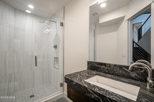 671 Vasquez Rd, Winter Park, CO 80482 - full bath featuring a shower stall and vanity