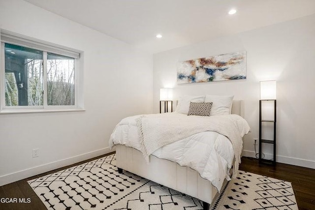 671 Vasquez Rd, Winter Park, CO 80482 - bedroom featuring baseboards, wood finished floors, and recessed lighting