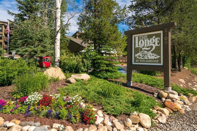 2700 Village Dr Unit D203, Steamboat Springs, CO 80487 - view of community / neighborhood sign