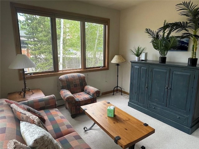2300 Apres Ski Way Unit 12, Steamboat Springs, CO 80487 - sitting room with light colored carpet and baseboards