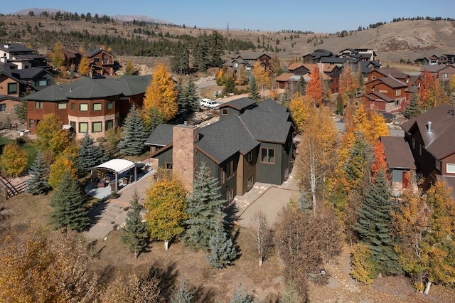 27 Habitat Ct, Dillon, CO 80435 - aerial view of property and surrounding area featuring nearby suburban area and a mountainous background