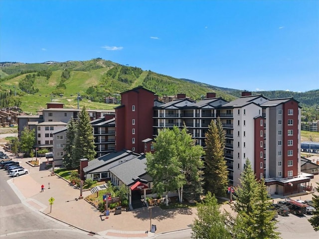 1855 Ski Time Square Dr Unit 308, Steamboat Springs, CO 80487 - view of property featuring a mountain view