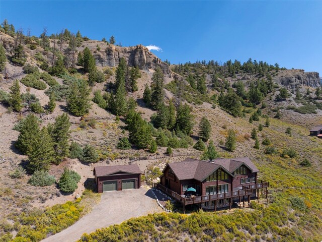 380 Darby Dr, Silverthorne, CO 80498 - bird's eye view featuring a mountain view