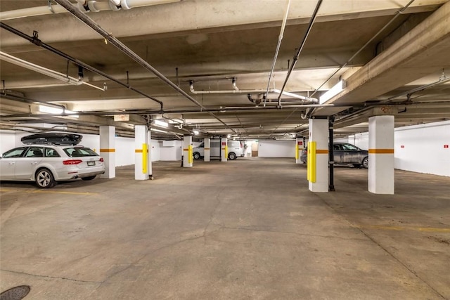 view of parking deck