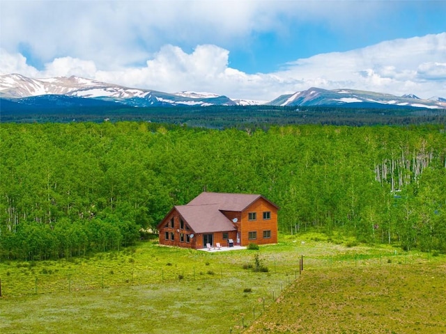 188 June Grass Ct, Fairplay, CO 80440 - view of mountain backdrop featuring a forest