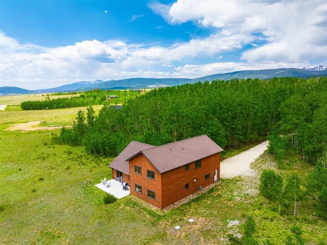 188 June Grass Ct, Fairplay, CO 80440 - view from above of property with mountains