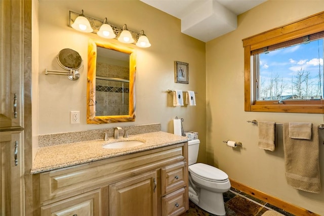 188 June Grass Ct, Fairplay, CO 80440 - bathroom with vanity and a tile shower