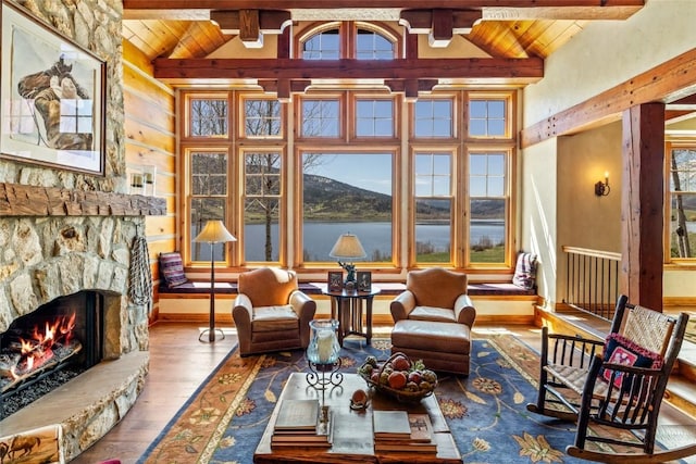 32855 More Ln, Steamboat Springs, CO 80487 - sunroom / solarium with a water view