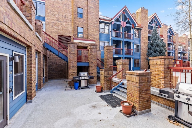 100 S Park Ave Unit E321, Breckenridge, CO 80424 - view of patio with a grill