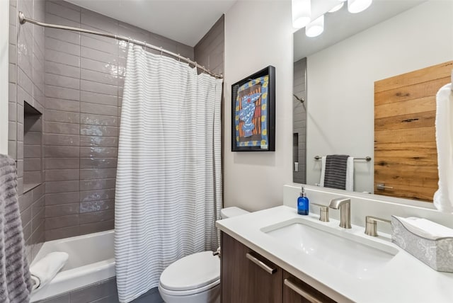 427 Whispering Pines Cir, Blue River, CO 80424 - full bathroom with vanity, toilet, and shower / tub combo
