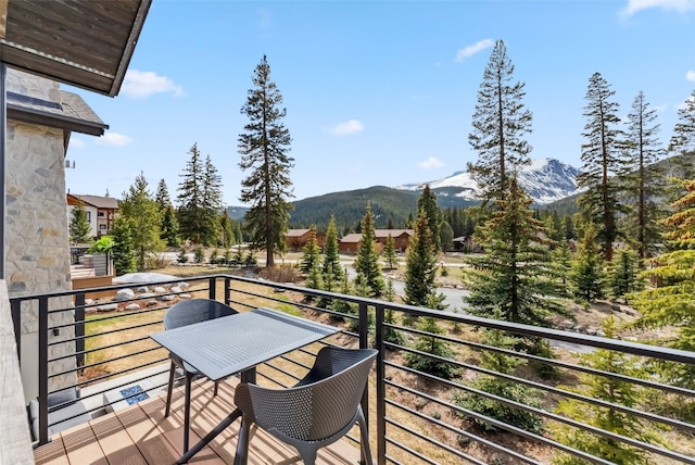 427 Whispering Pines Cir, Blue River, CO 80424 - balcony with a mountain view