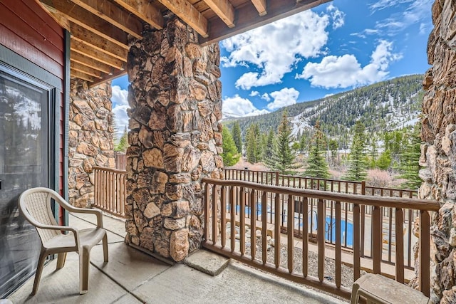 22714 US Highway 6 Unit 5945, Keystone, CO 80435 - balcony with a mountain view