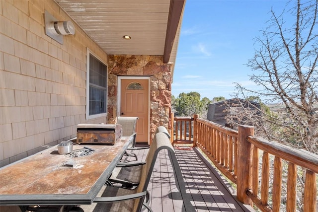 3692 County Road 7, Craig, CO 81625 - deck featuring outdoor dining space