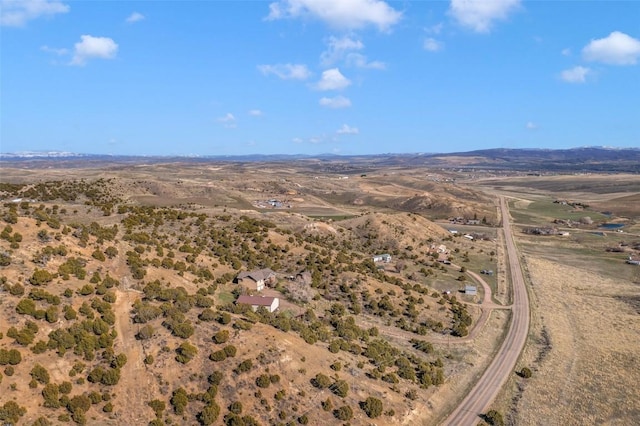 3692 County Road 7, Craig, CO 81625 - aerial view of property and surrounding area featuring rural landscape and a desert landscape
